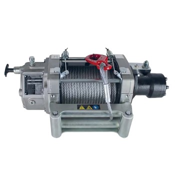 Crane recovery winch Hydraulic worm gear winch