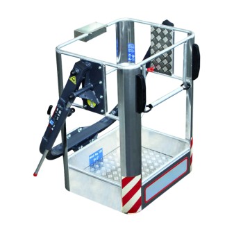 Aluminum crane basket for 1 person 850x700x1150 (L x W x H)