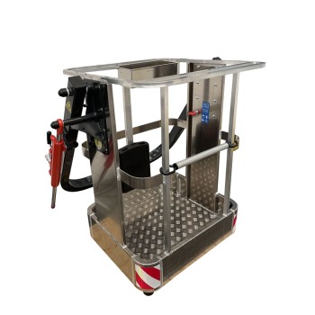 Aluminum crane basket for 1 person 850x700x1150 (L x W x H)