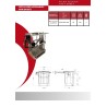 Aluminum crane basket for 1 person 850x700x1150 (L x W x H)