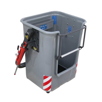 Fixed fiberglass man basket for 1 person 890x770x1150 (L x W x H)
