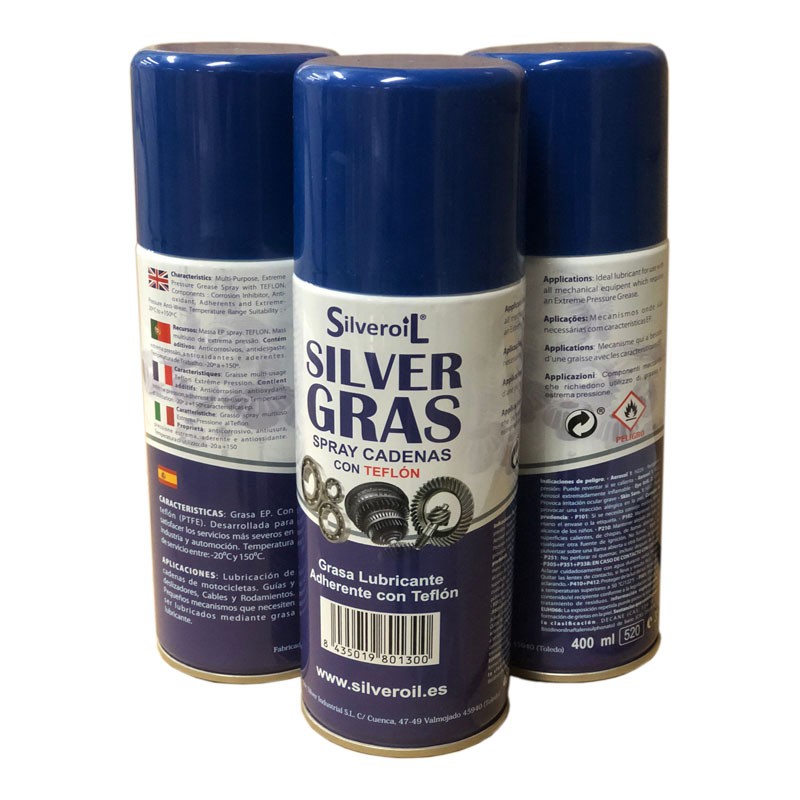 High-adherence Teflon spray grease.