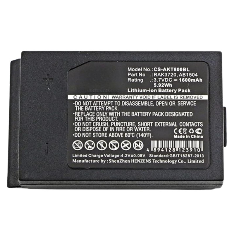 Compatible battery Akerstroms 8B/10B/12B/28J B/ERA