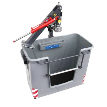 Rotating fiberglass basket for 2 people 1400x700x2407 (L x W x H)