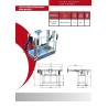 Iron crane basket for 2 people 1400x700x1150 (L x W x H)