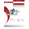 180º Self-leveling aluminum crane basket for 3 people