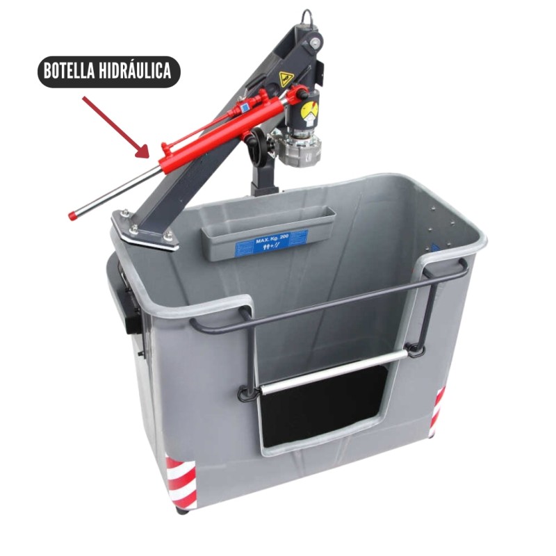 Hydraulic cylinder designed to keep level.