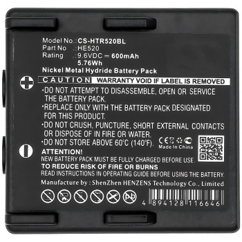 Hetronic compatible battery