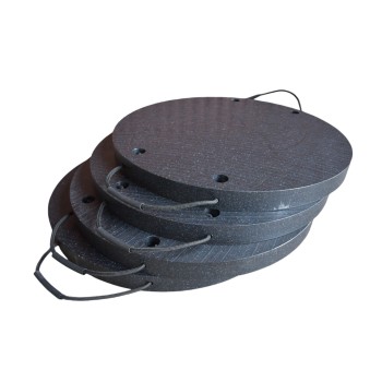 Round crane outrigger pad Ø1200 mm PAR 12.6