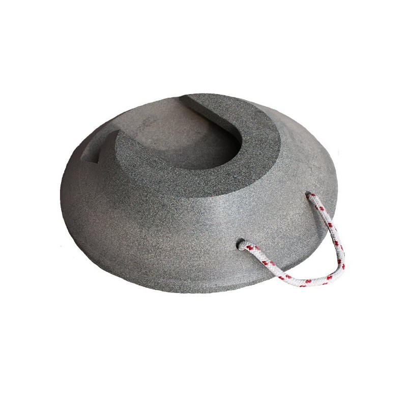 Conical outrigger pads / With groove / Ø300 mm