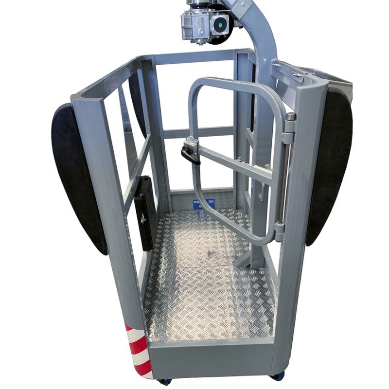 Rotating iron crane basket for 3 people 1500x900x1230 (L x W x H)