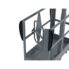 Cesta giratoria de aluminio para 3 personas