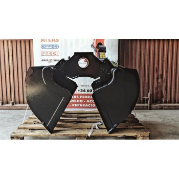 Bivalva hidráulica grúa - 450 Kg Apertura: 1200 mm