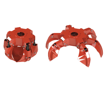 Pulpo hidráulico grua - 1500 Kg Apertura pinzas: 1270 mm