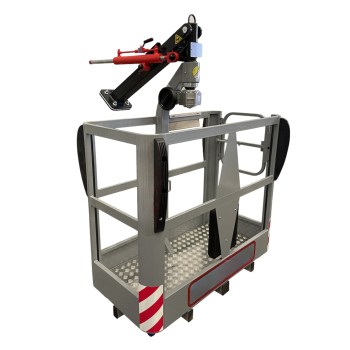 Cesta giratoria de hierro para 2 personas 1400x700x1233 (L x A x H)