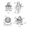Venta de rotators hidráulicos para grúas. El rotator hidráulico R5C con conexión a través del eje garantiza una facil  intercam