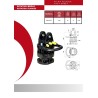 Hydraulic 6-flange rotator R6B-R7/F