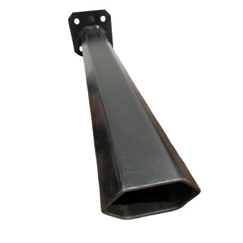 Connector coupling for crane basket Additional welded arm