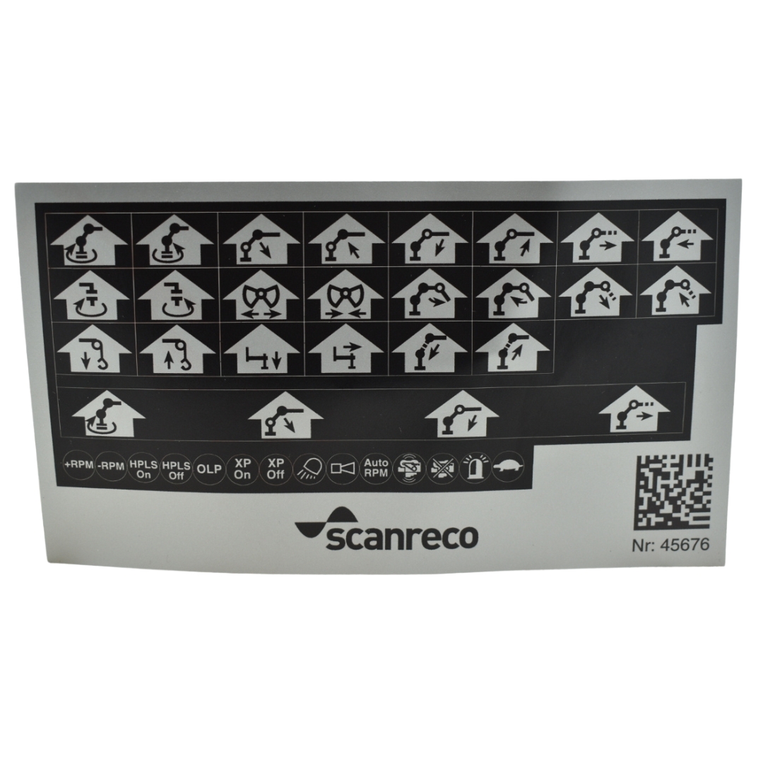 PEGATINA MANDOS SCANRECO  PSCAN-RM6  